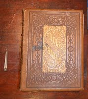 Leather Covered Hand Tooled Masonic Bible